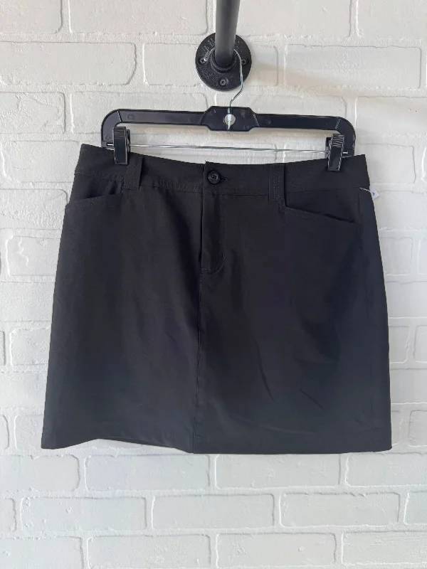 Skort By Eddie Bauer In Black, Size: 8