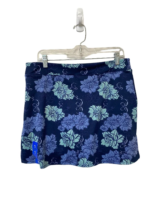 Floral Print Skort Tranquility, Size L