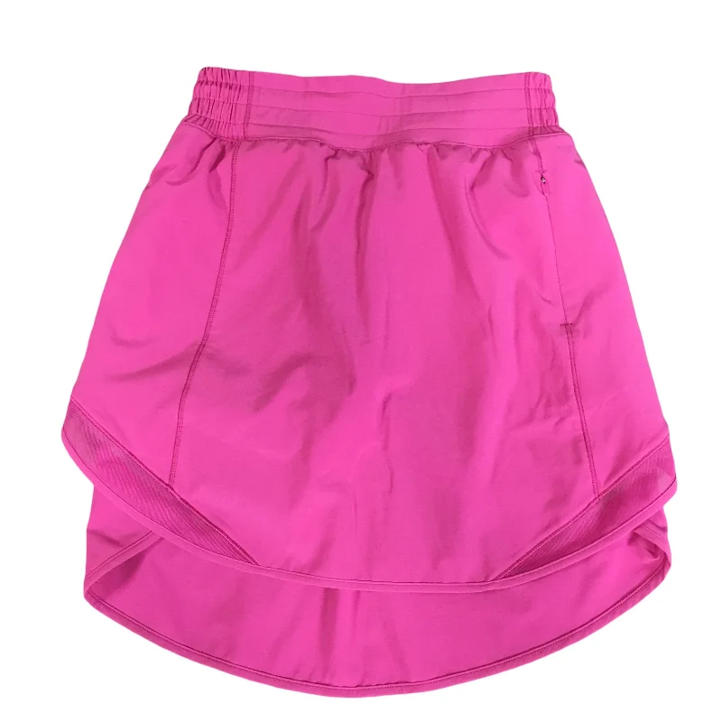 Athletic Skort By Lululemon In Pink, Size: 2