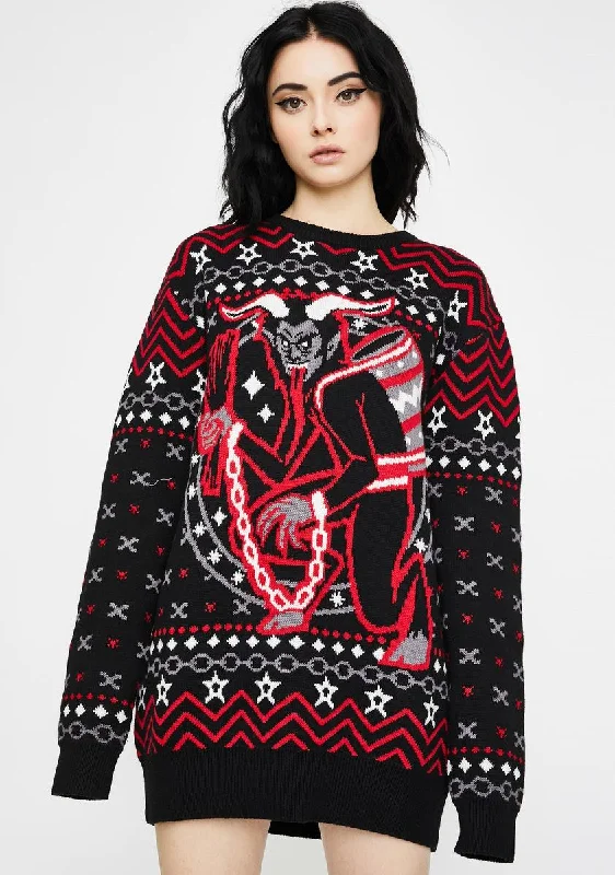 Krampus Knit Sweater