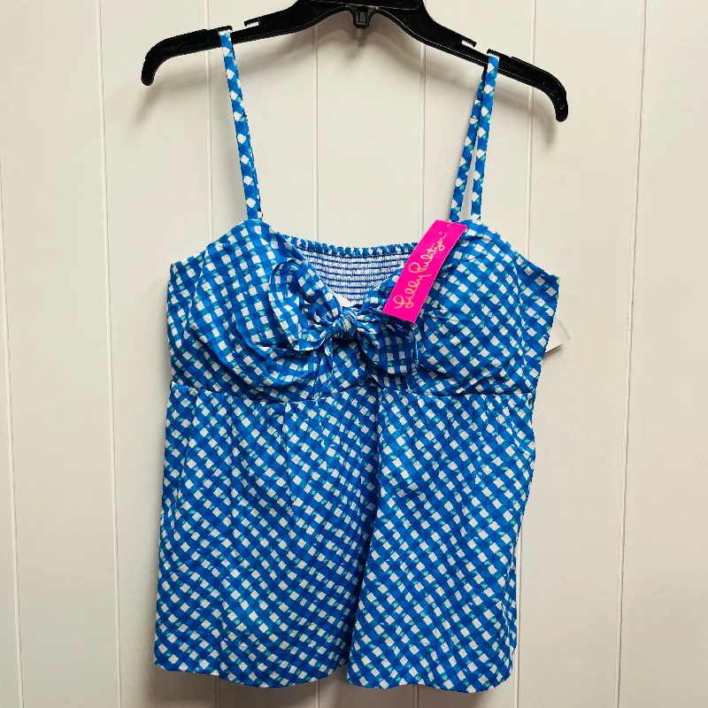 Top Sleeveless By Lilly Pulitzer In Blue, Size: 12