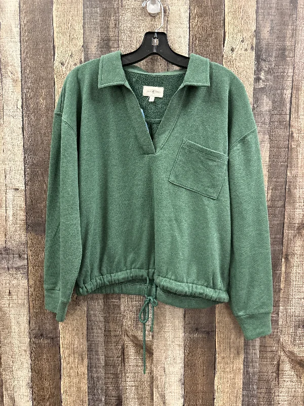 Top Long Sleeve By Lou And Grey In Green, Size: S