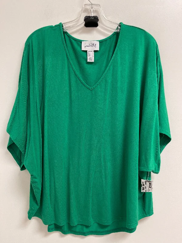 Top Short Sleeve By Joseph Ribkoff In Green, Size: M