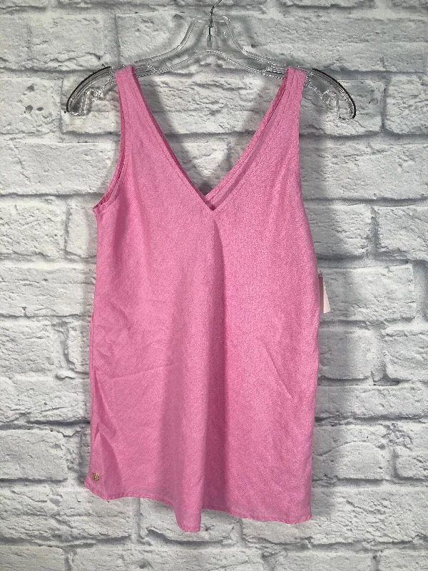 Top Sleeveless Designer By Lilly Pulitzer In Pink, Size: Xxs