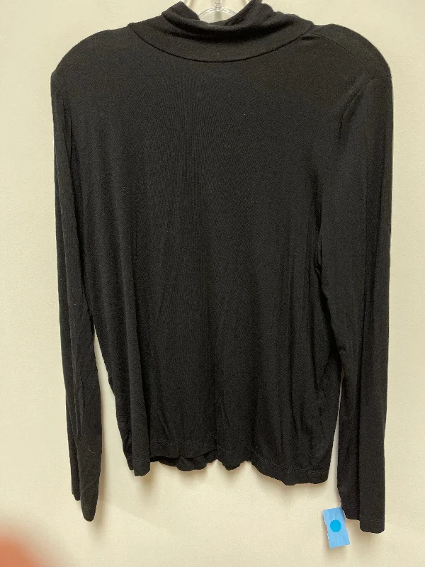 Top Long Sleeve By Loft In Black, Size: Xl