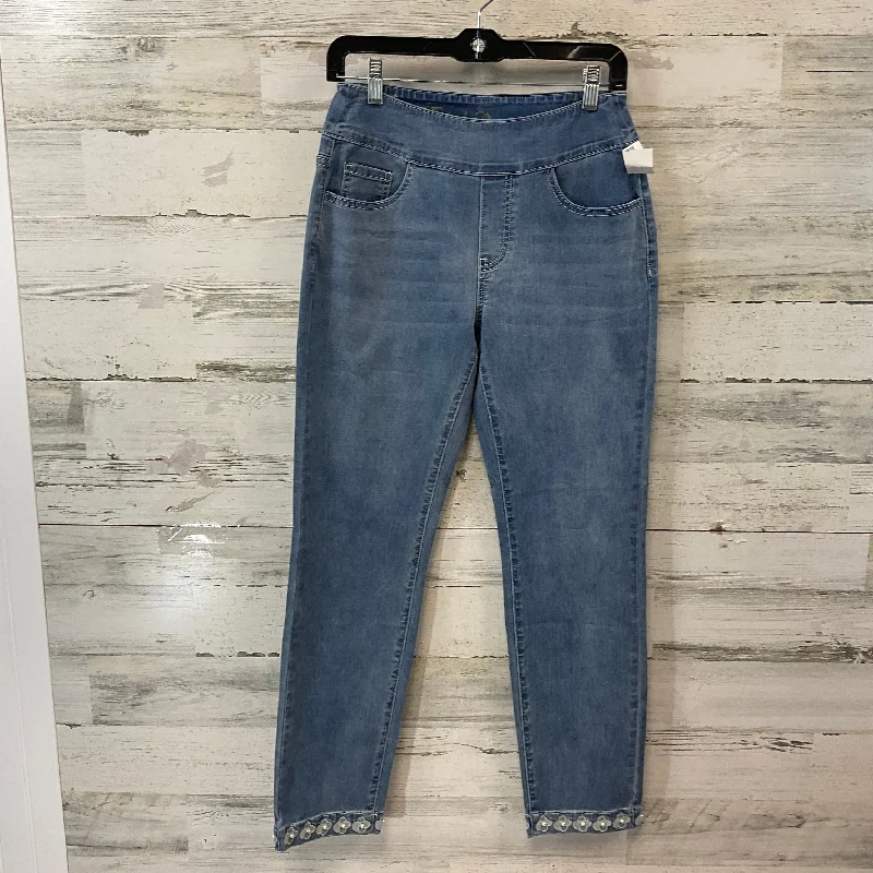 Jeans Straight By Ethyl In Blue Denim, Size: 4