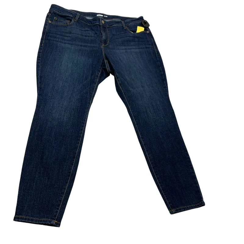 Jeans Skinny By Old Navy In Blue Denim, Size: 20