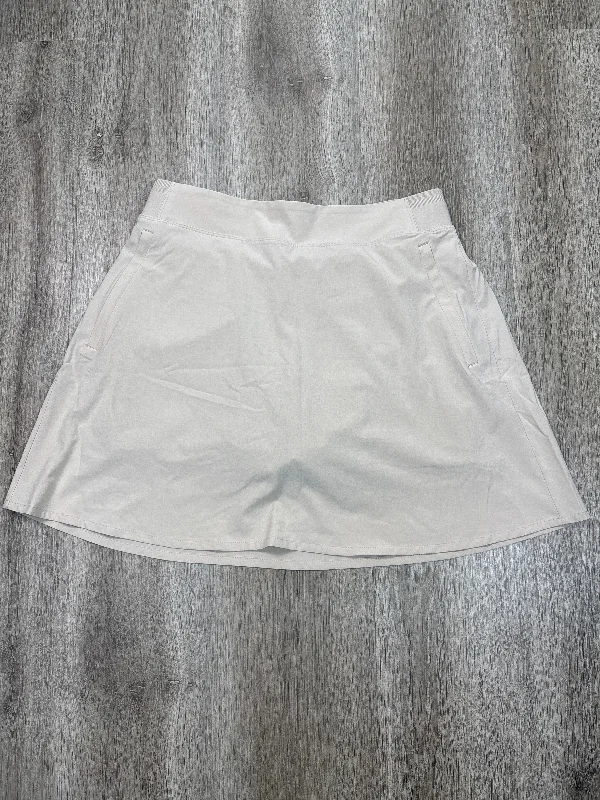 Athletic Skort By Athleta In Beige, Size: M