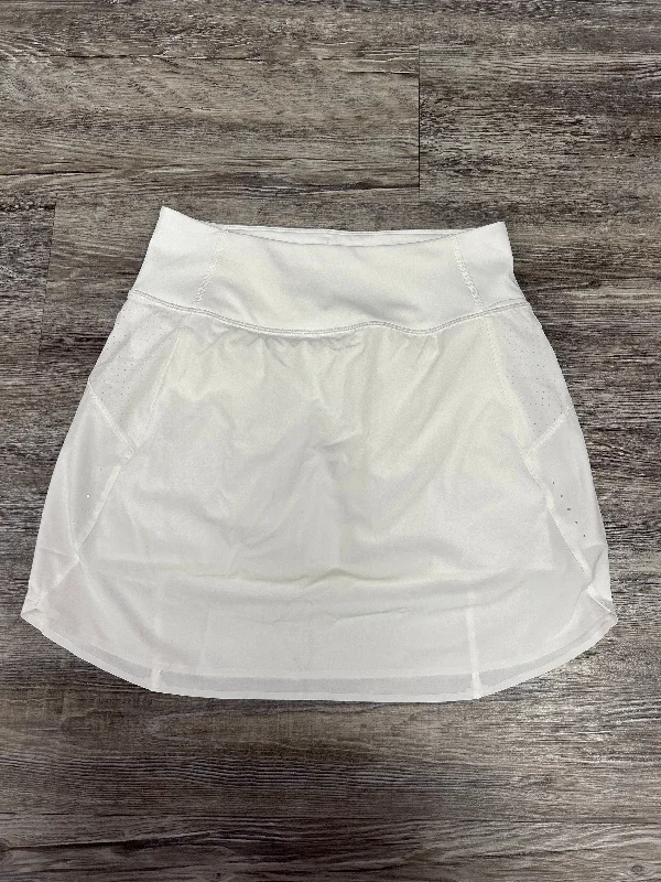 Athletic Skort By Athleta In White, Size: Xs