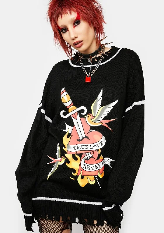 Parting Sorrows Oversized Sweater