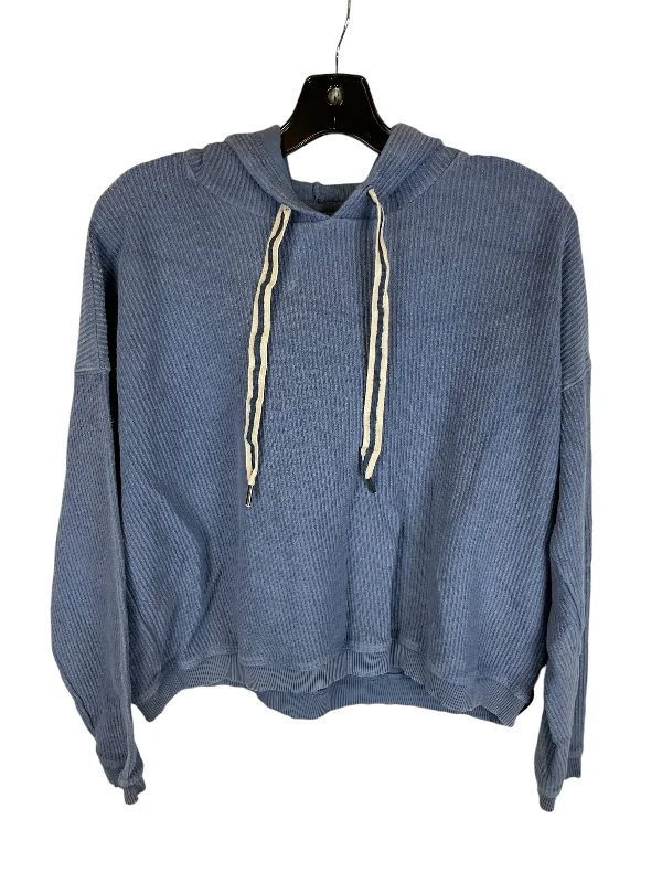 Sweatshirt Hoodie By Aerie In Blue, Size: S