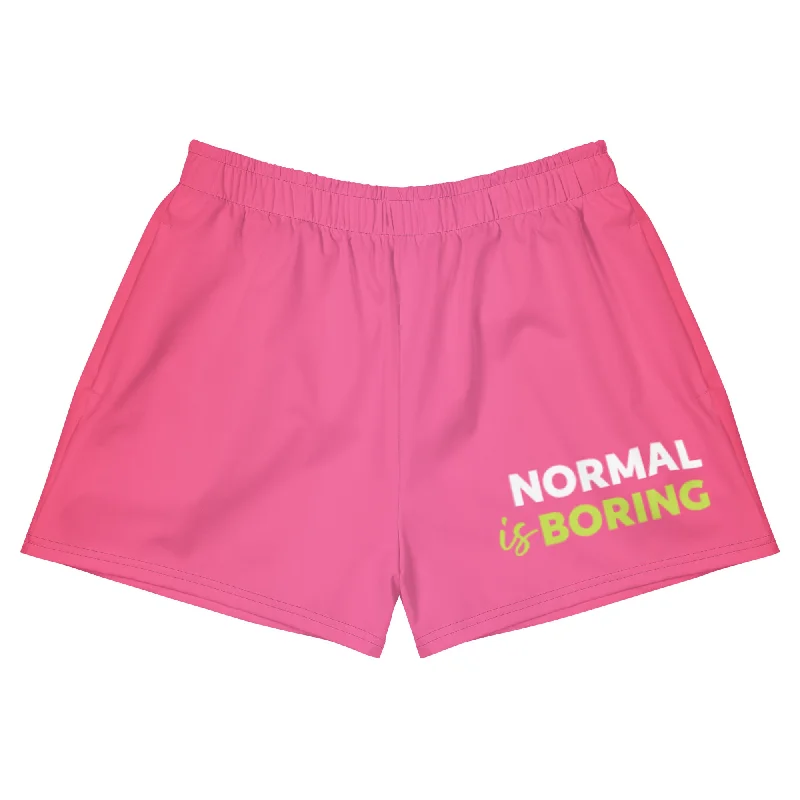 Hot Girl Normal is Boring Recycled Athletic Shorts