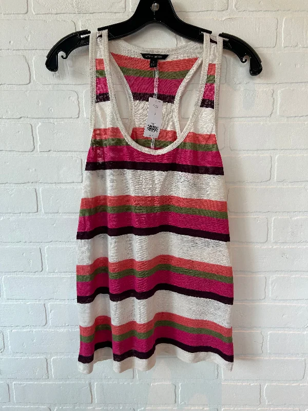 Pink & Tan Top Sleeveless Banana Republic, Size S