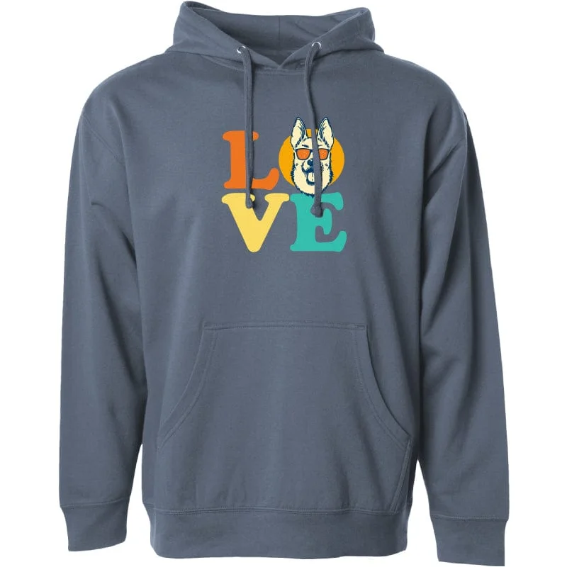 Dog Love (Shepherd) - Sweatshirt Pullover Hoodie