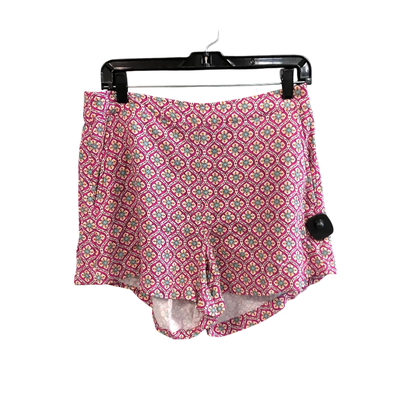 Shorts By Old Navy In Pink & White, Size: L