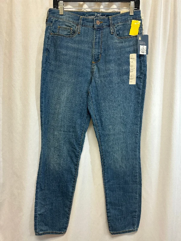 Jeans Skinny By Universal Thread In Blue Denim, Size: 8