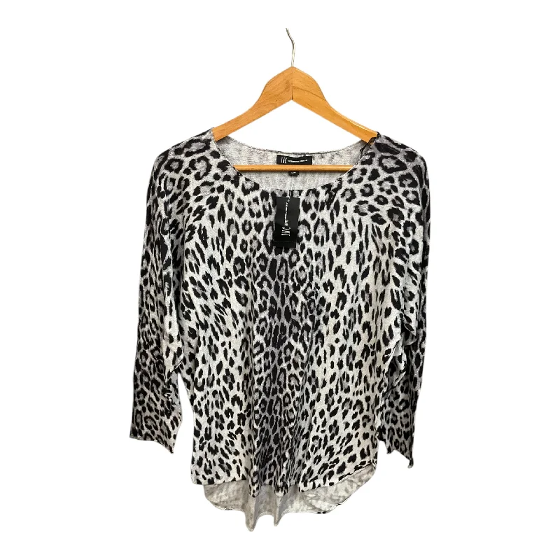 Top Long Sleeve By International Concepts In Animal Print, Size: Xlp