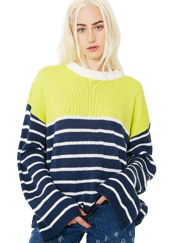 How Rude Colorblock Sweater