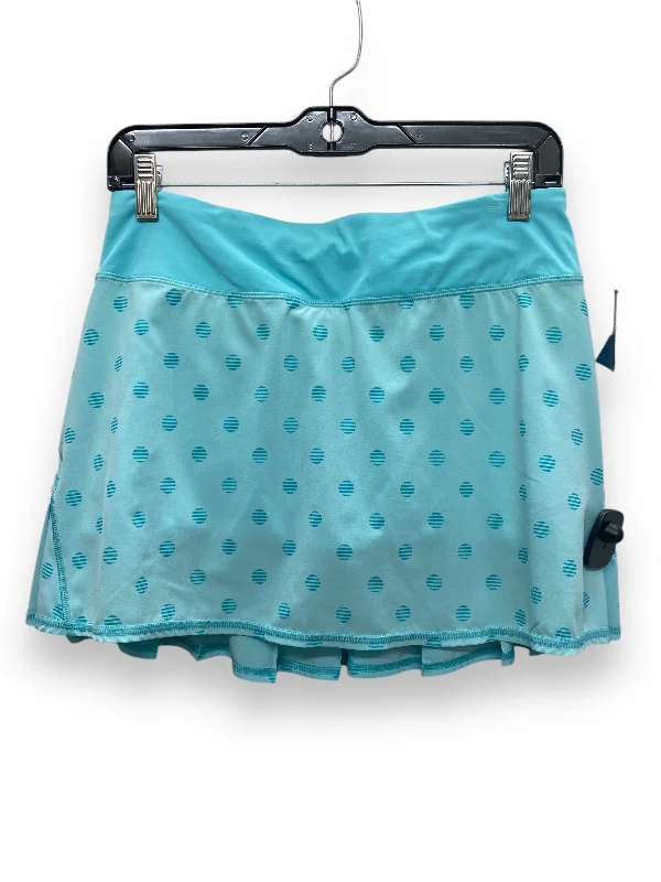 Athletic Skort By Lululemon In Blue, Size: 6