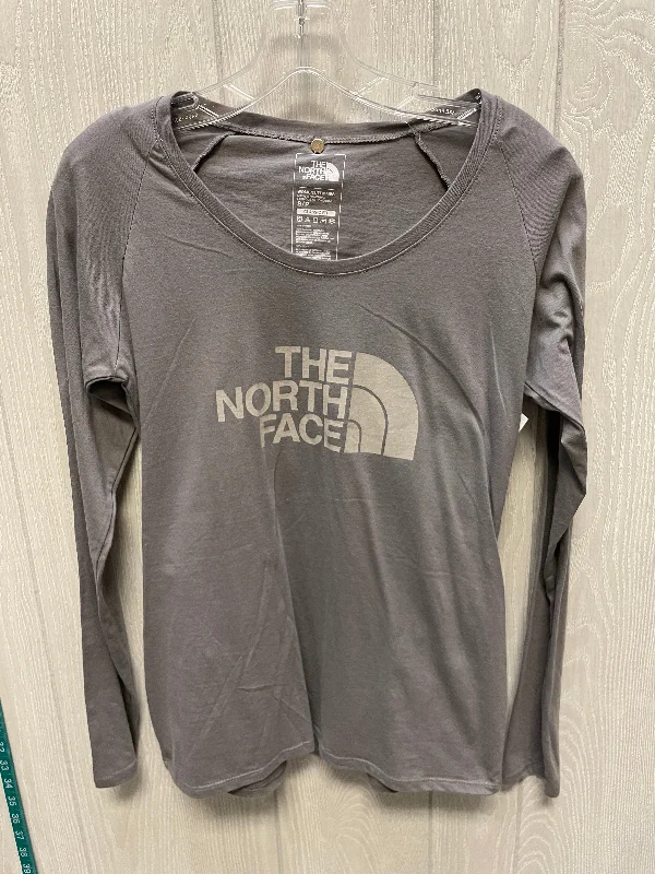 Top Long Sleeve By The North Face In Grey, Size: S