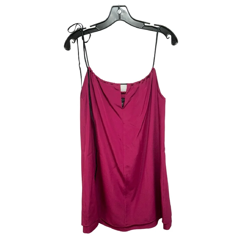 Silk Top Sleeveless By Rag And Bone In Red, Size: Xxs