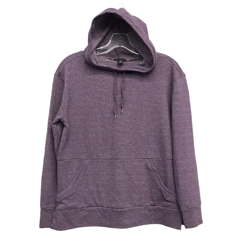 Athletic Sweatshirt Hoodie By Champion In Purple, Size:S