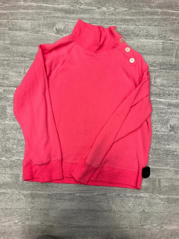 Top Long Sleeve By J. Crew In Pink, Size: Medium