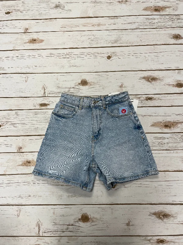 Shorts By Zara In Blue Denim, Size: 0