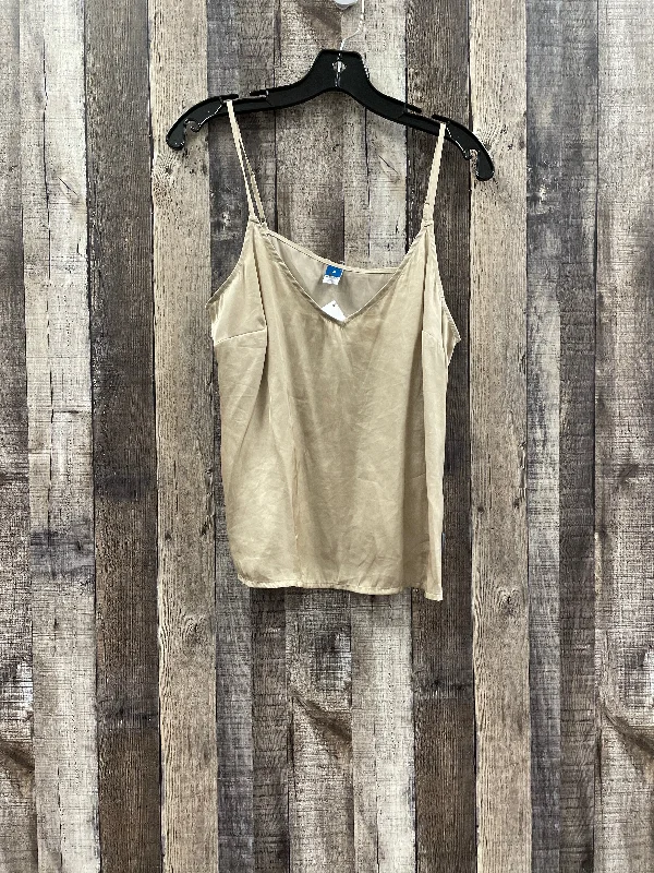 Top Sleeveless By Old Navy In Beige, Size: M