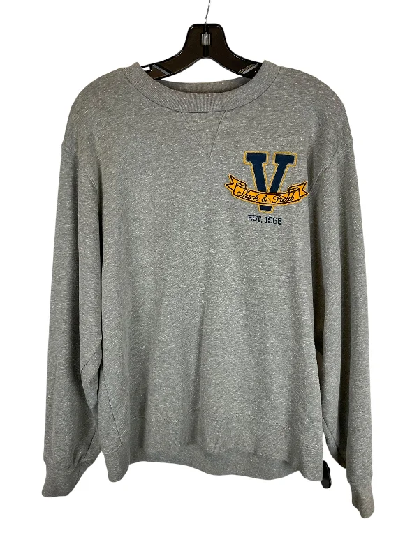 Sweatshirt Crewneck By Vans In Grey, Size: Xl