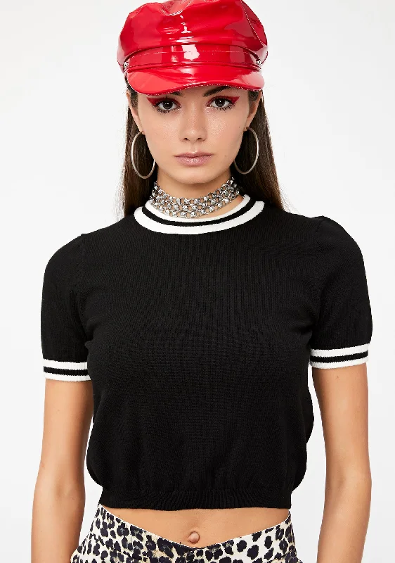 Wicked Yacht Club Sass Crop Sweater