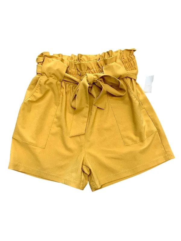 Shorts By Grace Karin In Yellow, Size: L