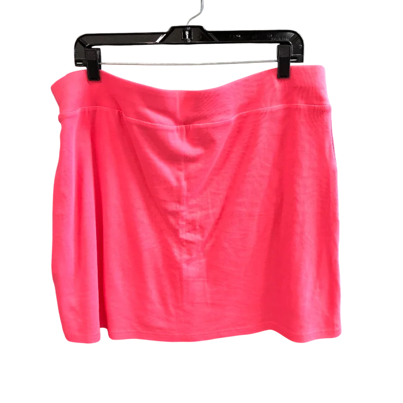 Skort By Jones New York In Pink, Size: Xl