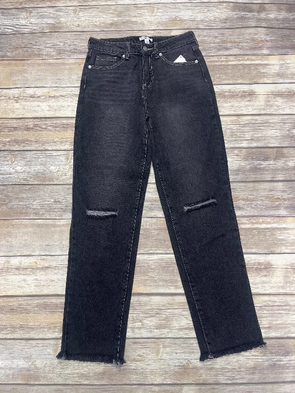 Jeans Straight By Bp In Black, Size: 6