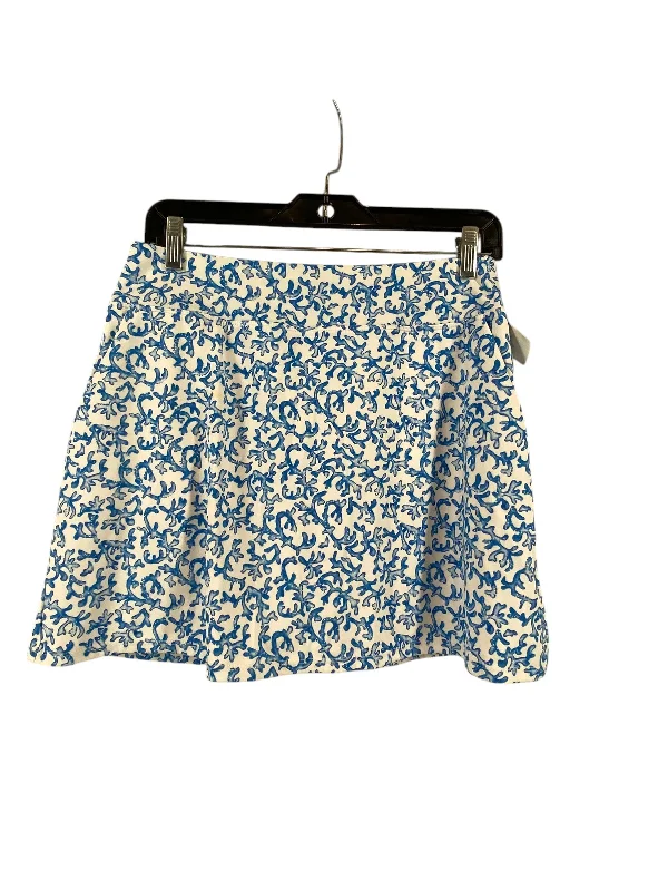 Athletic Skort By Tommy Bahama In Blue & White, Size: M