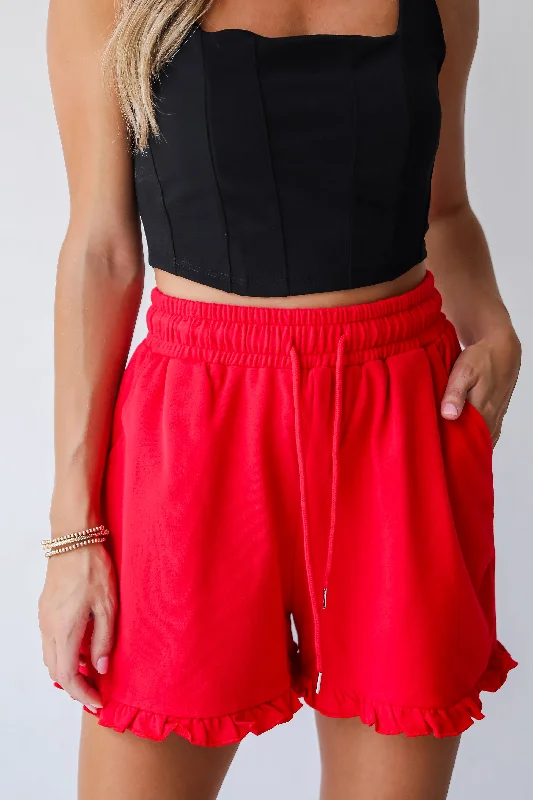 FINAL SALE - Touchdown Ruffle Shorts