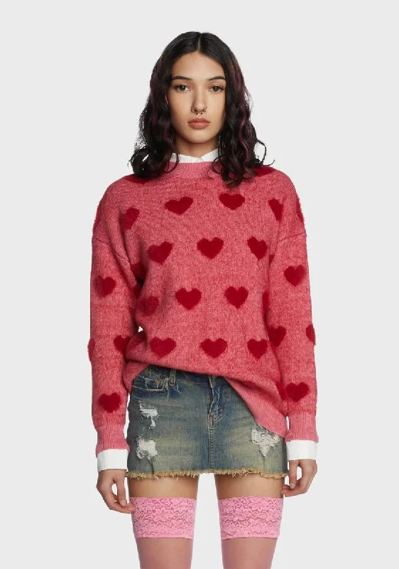 Heart Swells Knit Sweater