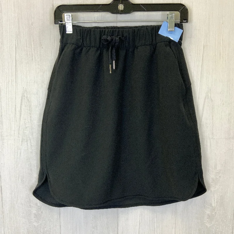 Athletic Skirt By Lululemon In Black, Size: S