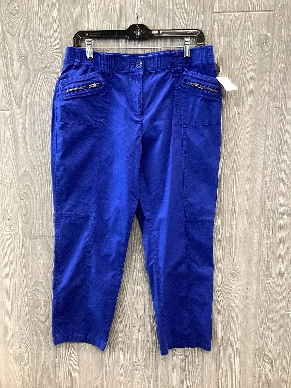 Capris By Chicos In Blue, Size: 10