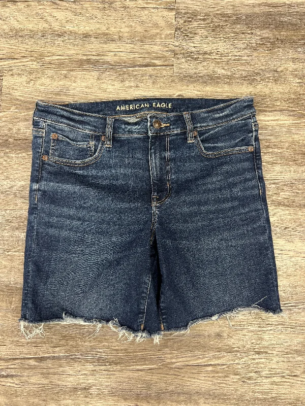 Shorts By American Eagle In Blue Denim, Size: 12