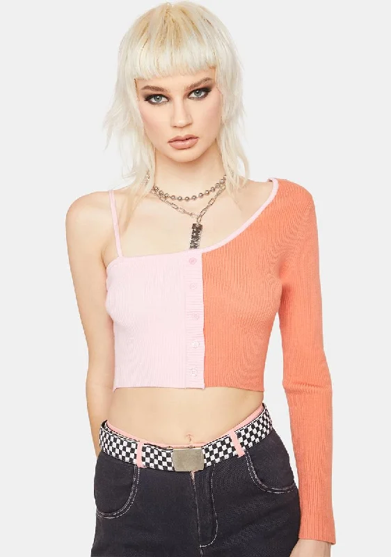 Sweet Dreaming Is Free Colorblock Sweater