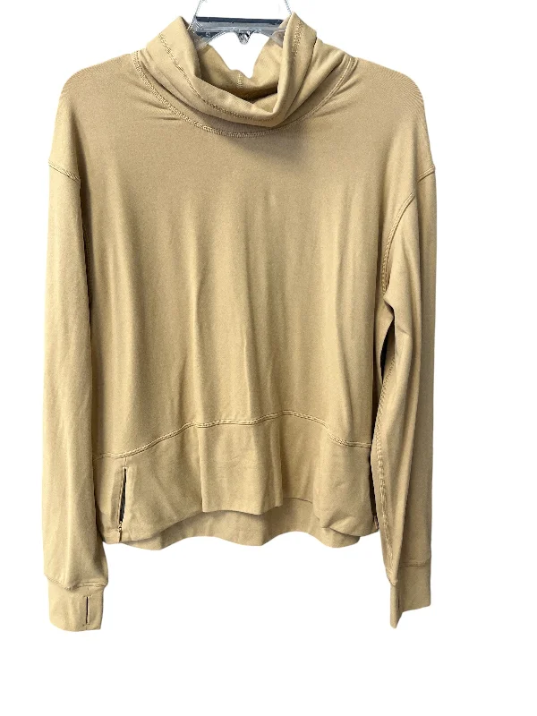 Athletic Sweatshirt Collar By Lululemon In Tan, Size: 10