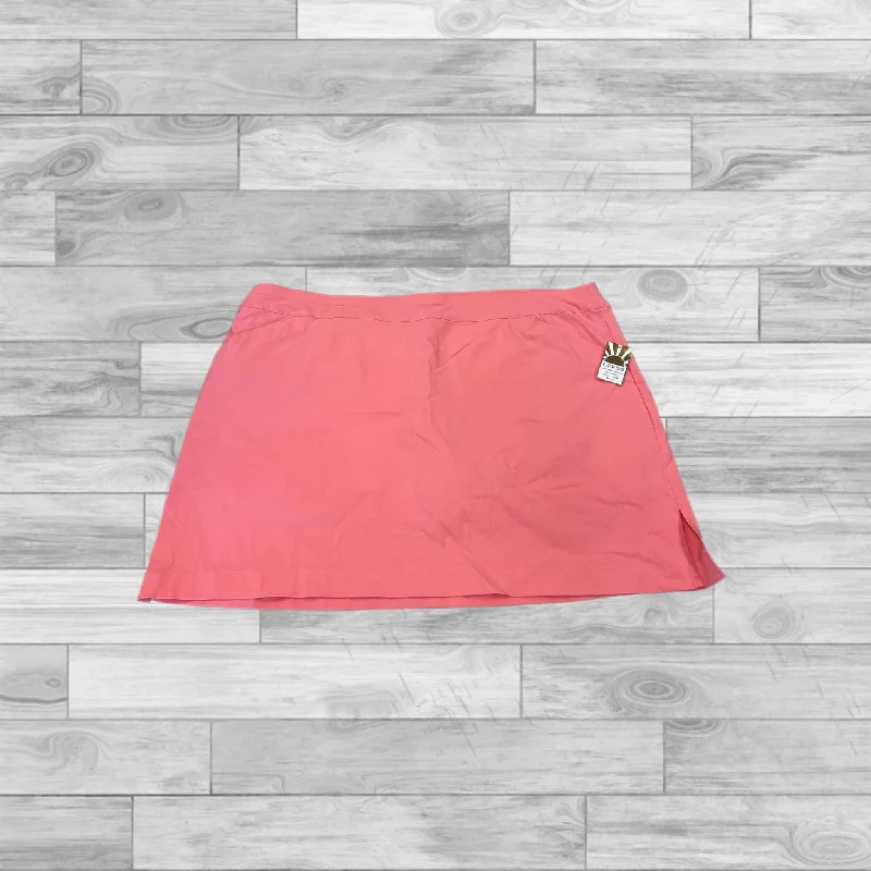 Skort By Coral Bay In Peach, Size: 22