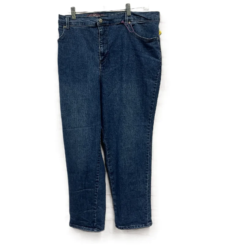 Jeans Boyfriend By Gloria Vanderbilt In Blue, Size: 22