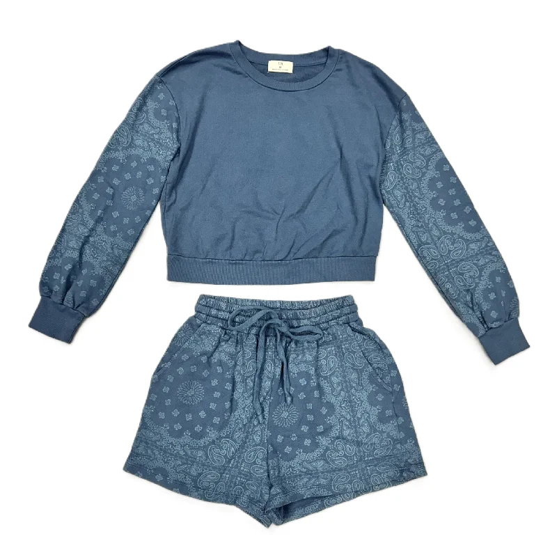 Shorts Set By T.la In Blue, Size: Xs