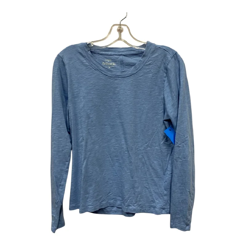 Top Ls By J. Crew In Blue, Size:M