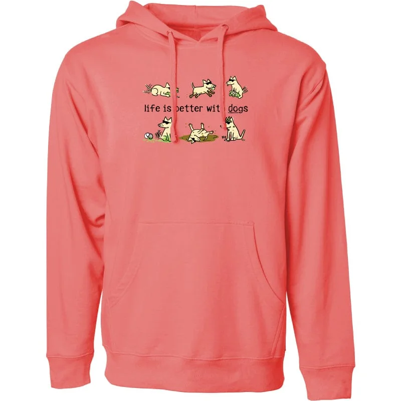 Life Is Better With Dogs - Sweatshirt Pullover Hoodie