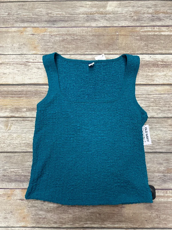 Top Sleeveless By Old Navy In Blue, Size: M