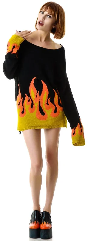 Turn Or Burn Sweater