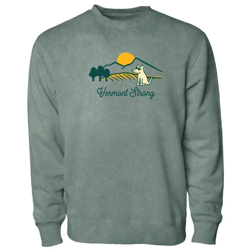 Vermont Strong - Salt Wash Crew Neck Sweatshirt